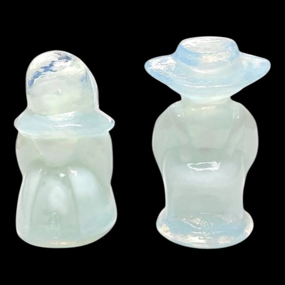 Eli & Sarah Amish Children Figurine Boyds Glass 1997 White Marshmallow B378 - Picture 6 of 10